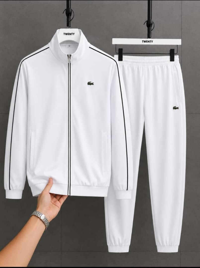 Men's Luxury Polyester cotton Track Suit