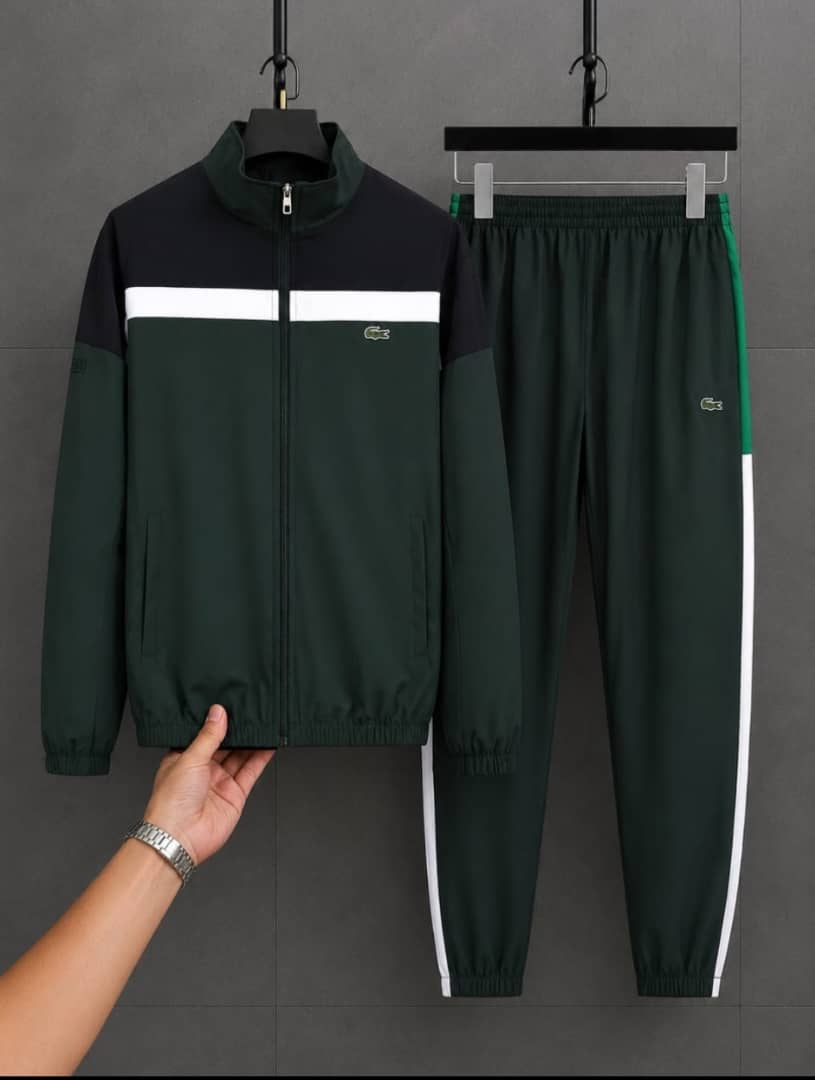 Men's Luxury Polyester cotton Track Suit